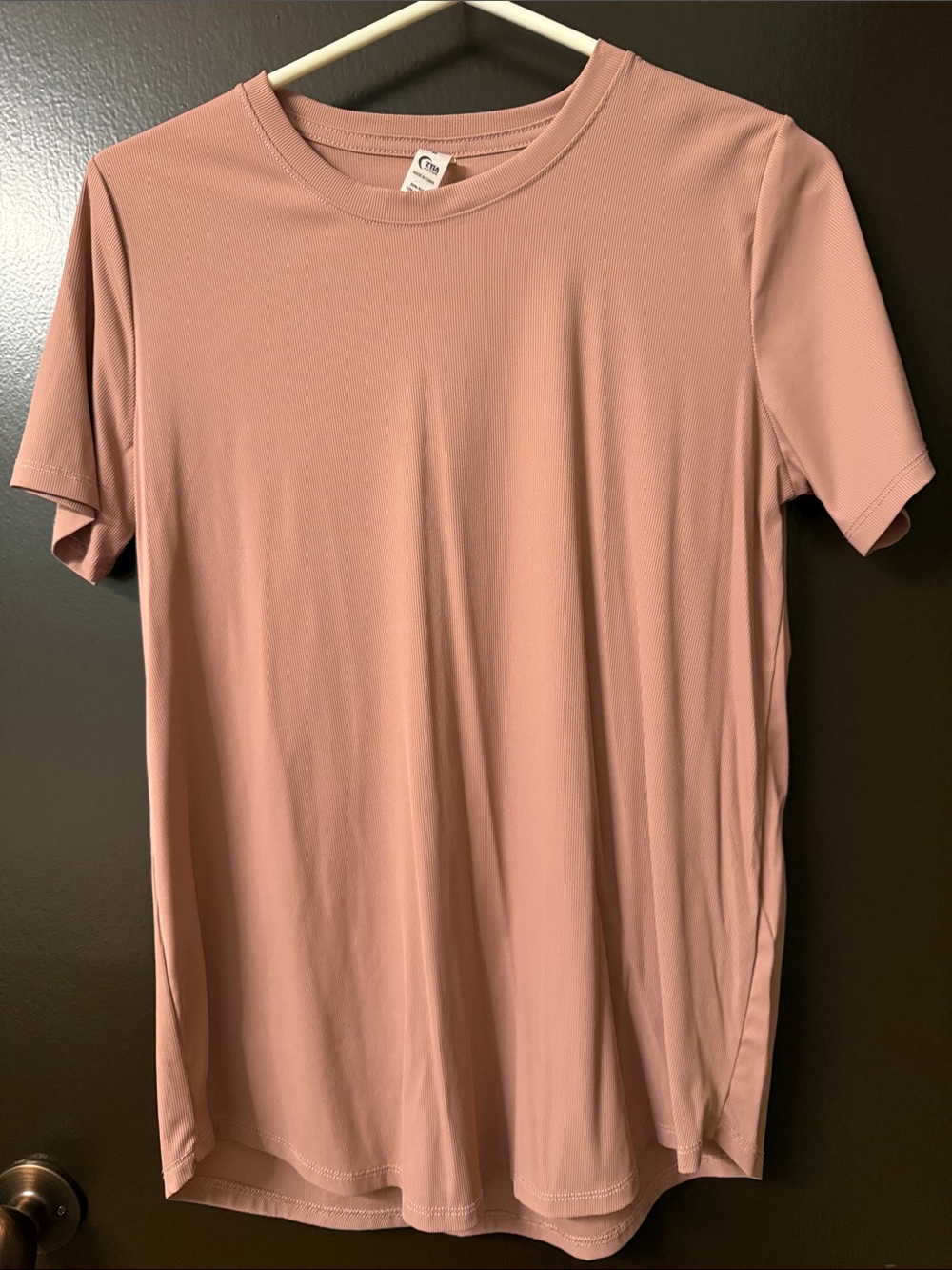 ZYIA Mauve Short-Sleeve Crewneck Tee